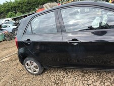 KIA PICANTO 1  2011-2017 DOOR (REAR DRIVER SIDE) IN BLACK Z1
