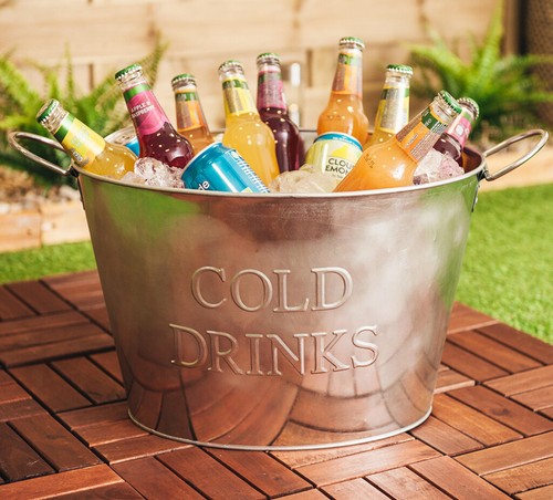 Livivo ice bucket champagne - ice,