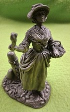 Pewter Figure, The Lavender Girl, Franklin Mint