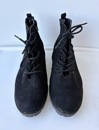 Women black combat ankle - h&m,