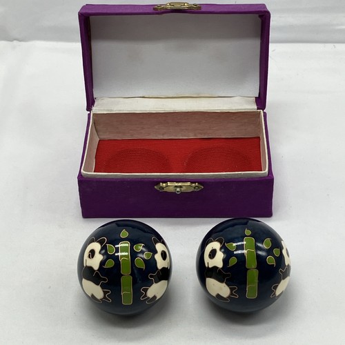 Panda design baoding balls - panda,