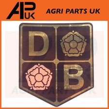 David brown tractor - brown, sticker