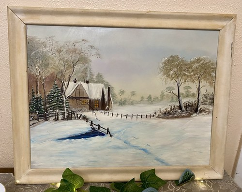 Original oil painting cozy - painting,