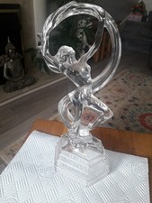 12inch tall glass nude lady