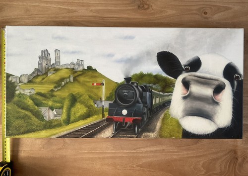 Lucy tidbury cow - steam, train