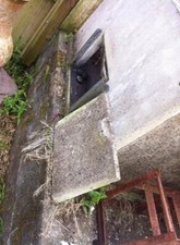 Concrete coal bunker - concrete,