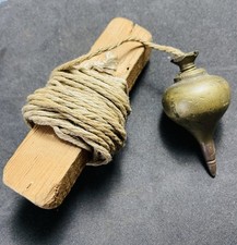 Antique Victorian Brass Plumb