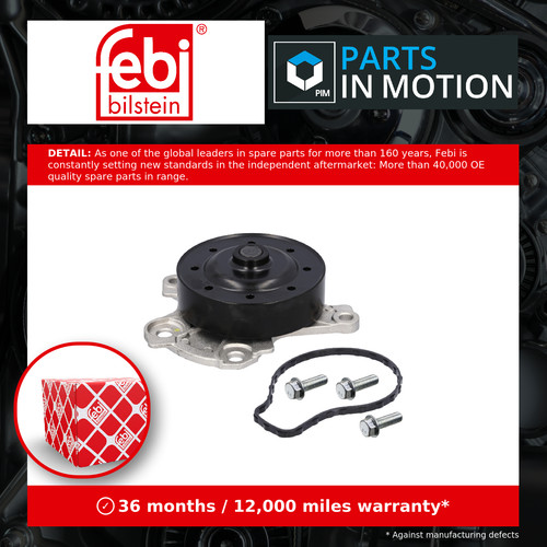 Water pump fits toyota - toyota, auris
