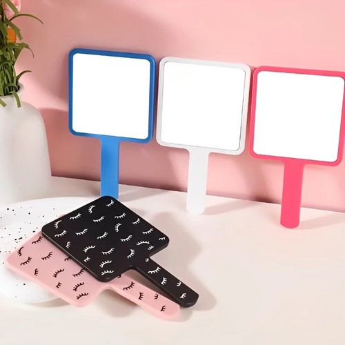 Hand held makeup mirror - held,