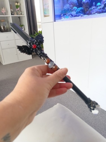 Crystal magic wand - crystal,