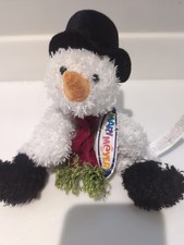 MARY MEYER BEANIE SNOWMAN NEW
