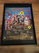 ELVIS PRESLEY-1998 original A3 framed poster size advert