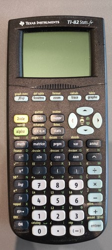 Texas instruments stats - ti-82,