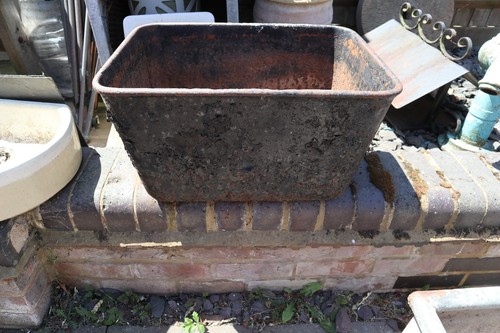 Vintage cast iron - cast, tank