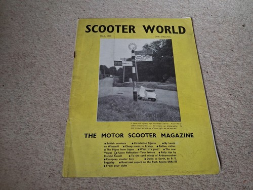 Scooter world magazine - world, 1959