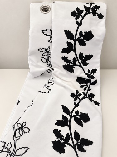 Black white patterned - black, &