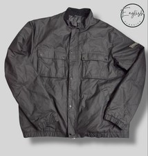 Barbour International Throttle Wax Jacket Men’s XXL Black 