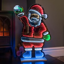 60cm Light up Santa Christmas