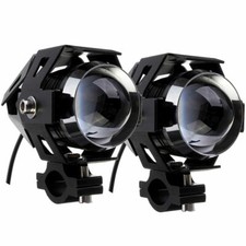 PAIR OF ADDITIONAL BLACK LED SPOTLIGHTS 15W TRIUMPH TIGER XC EXPLORER 1215 800