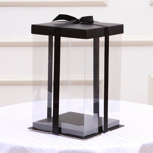 Large clear pvc gift boxes - gift,