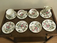 WEDGEWOOD CHARNWOOD 2XCUPS 1.SAUCER 7XSIDE PLATES 1,MILK JUG 1,SUGAR BOWL