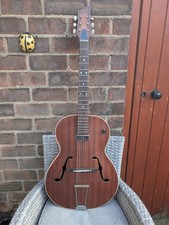 Vintage Antoria Foreign Electro Acoustic Archtop Guitar