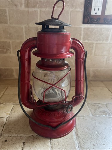 Vintage dietz comet red - vintage, metal