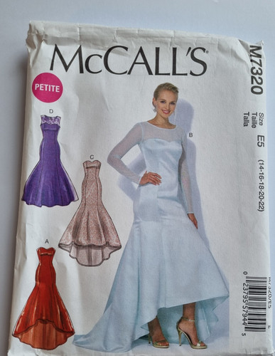 Mccall m7320 petite dress - m7320,