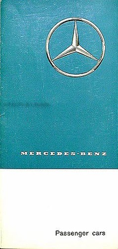 1963 mercedes sales folder 190 - mercedes,