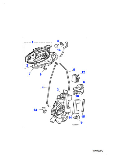Jaguar genuine retaining clip - jaguar,