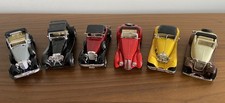 6x Vintage Diecast Classic Cars  Collection from 1930s inc Mercedes Benz 500k