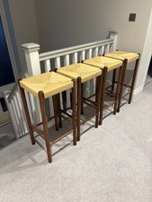 Habitat Hanna Oak Counter Stool - Walnut