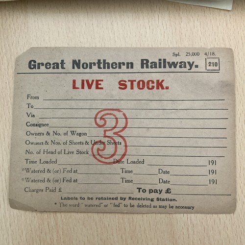 Wagon label g n - , g.