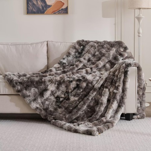 760gsm faux rabbit fur - fur, throw