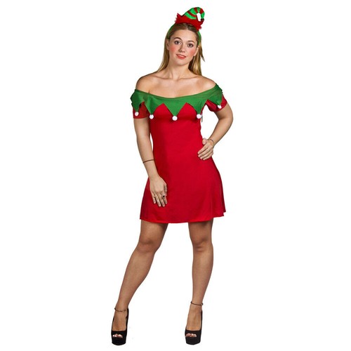 Ladies elf costume christmas - costume,