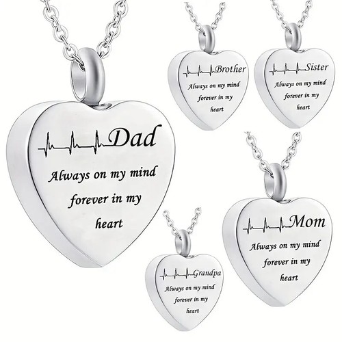 Cremation heart jewellery urn - cremation,