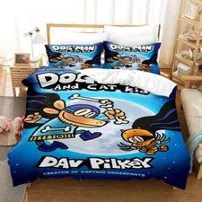 ⭐DOG  Duvet Cover Set with pillowcase UK Cartoon size Single Double King 