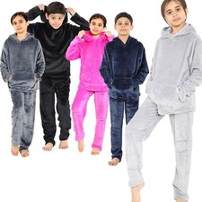 Kids Warm Fleece Hooded