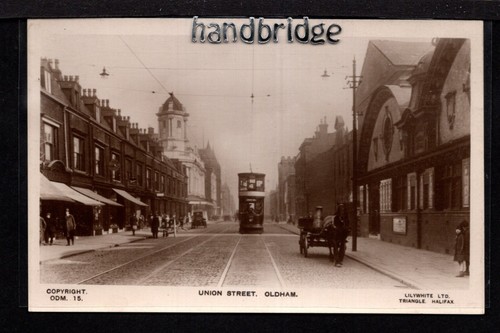 Oldham tram horse drawn - &,