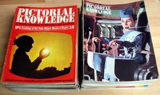 New PICTORIAL KNOWLEDGE Weekly part-work complete - All 8 Volumes - 144 issues