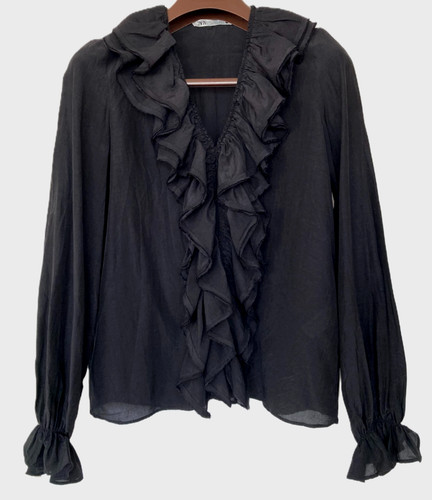 Zara collection blouse with - zara,