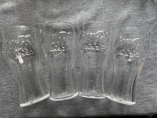 Coca cola glasses clear - coca,