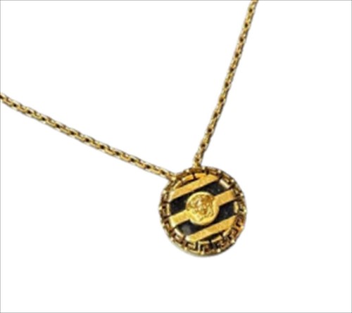 Versace necklace medusa round - necklace,