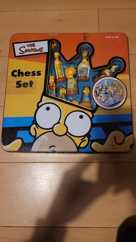 The simpsons vintage - chess, set