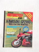 1990 Motorcycle News Magazine Kawasaki GPz900R Hailwood Honda RC181 500