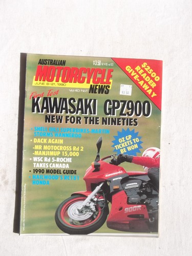 1990 motorcycle news magazine - 1990,