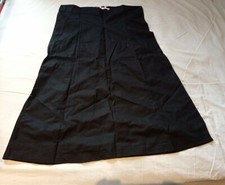 Indian Petticoat Ladies Cotton BLACK for Sharee 52 cm X 95 cm Large NEW