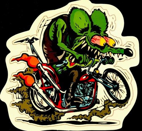 Rat fink sticker - ,