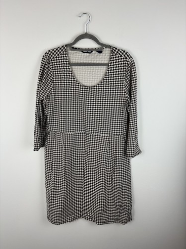 Lands end dogtooth print dress