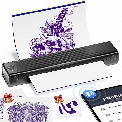 Tattoo stencil printer - stencil,